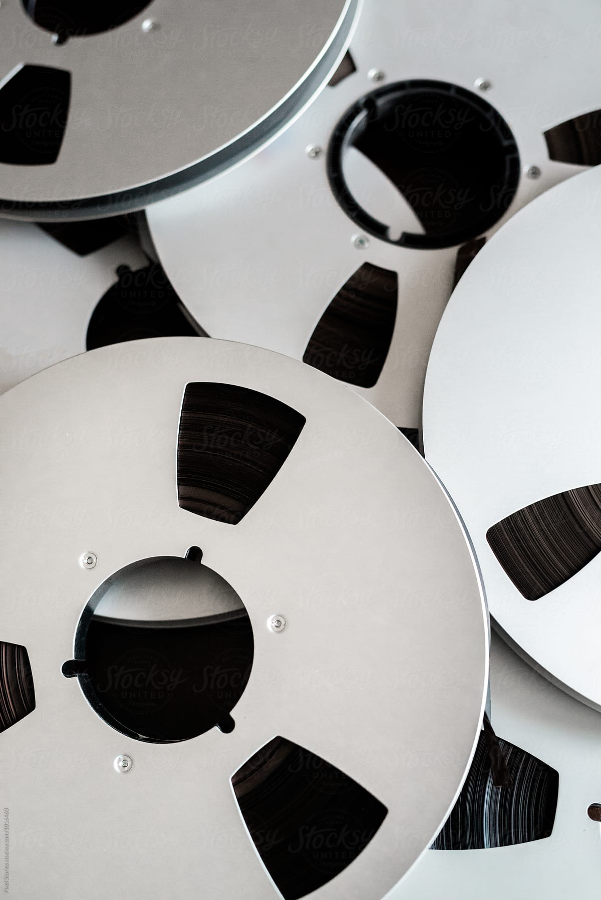 Reel Of Magnetic Tape Music Concept Background by Stocksy Contributor  Pixel Stories - Stocksy