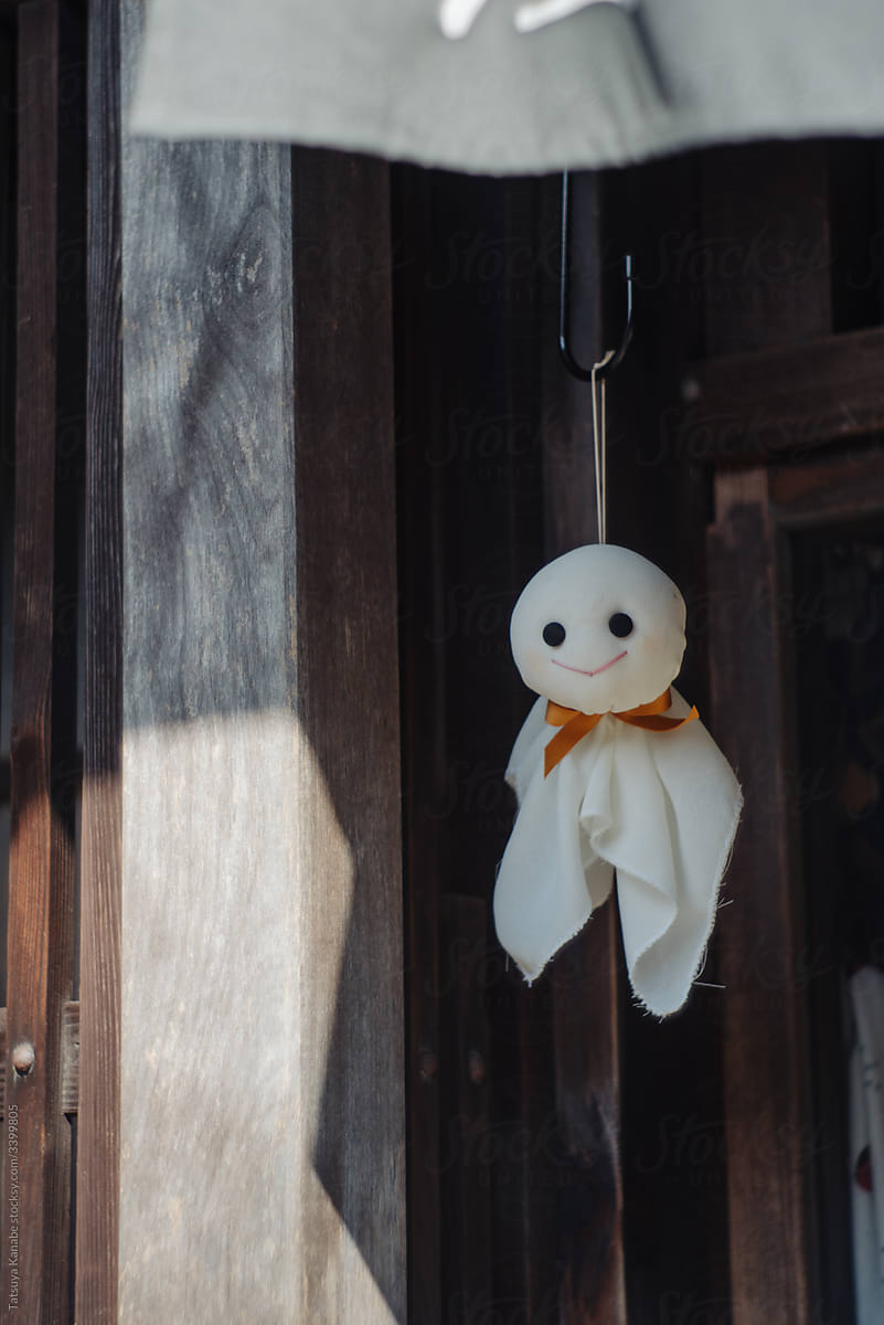 Teru Teru Bozu, a Japanese paper doll to which Japanese Children pray for fine weather
