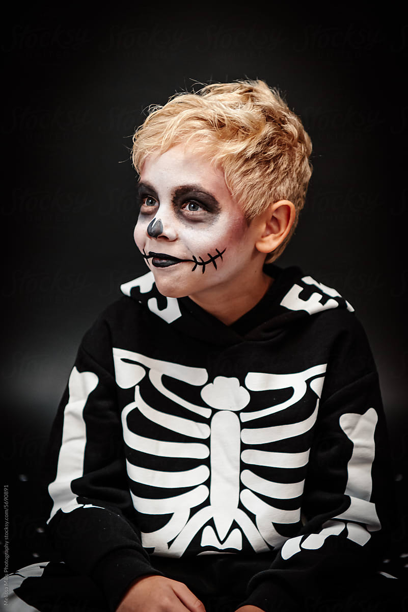 Cute Skeleton Kid