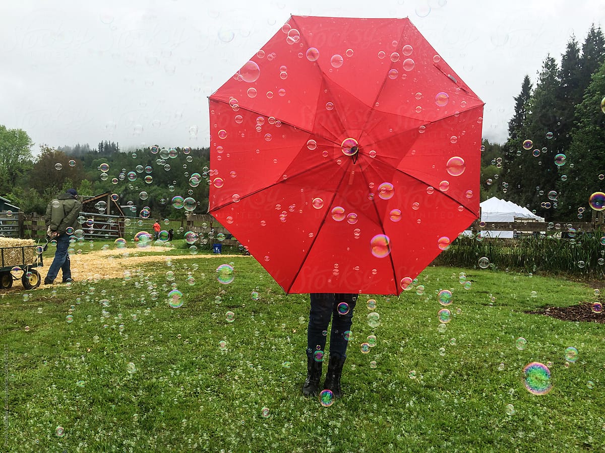 Bubble Machine, Red Umbrella