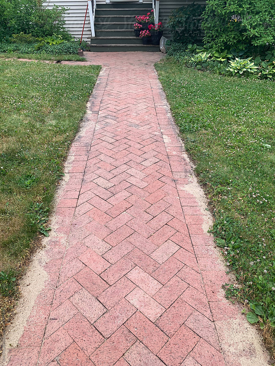 Brick pathway (after)