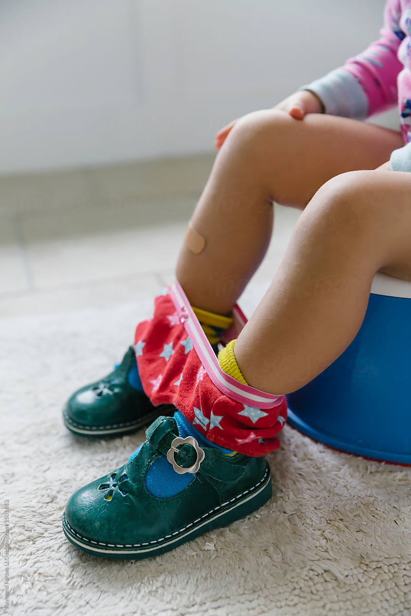 Potty Training At Home By Stocksy Contributor Raymond Forbes Llc