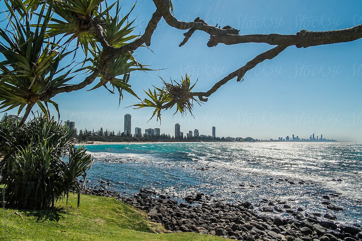 Skyline of Australia's famous Surfers Paradise