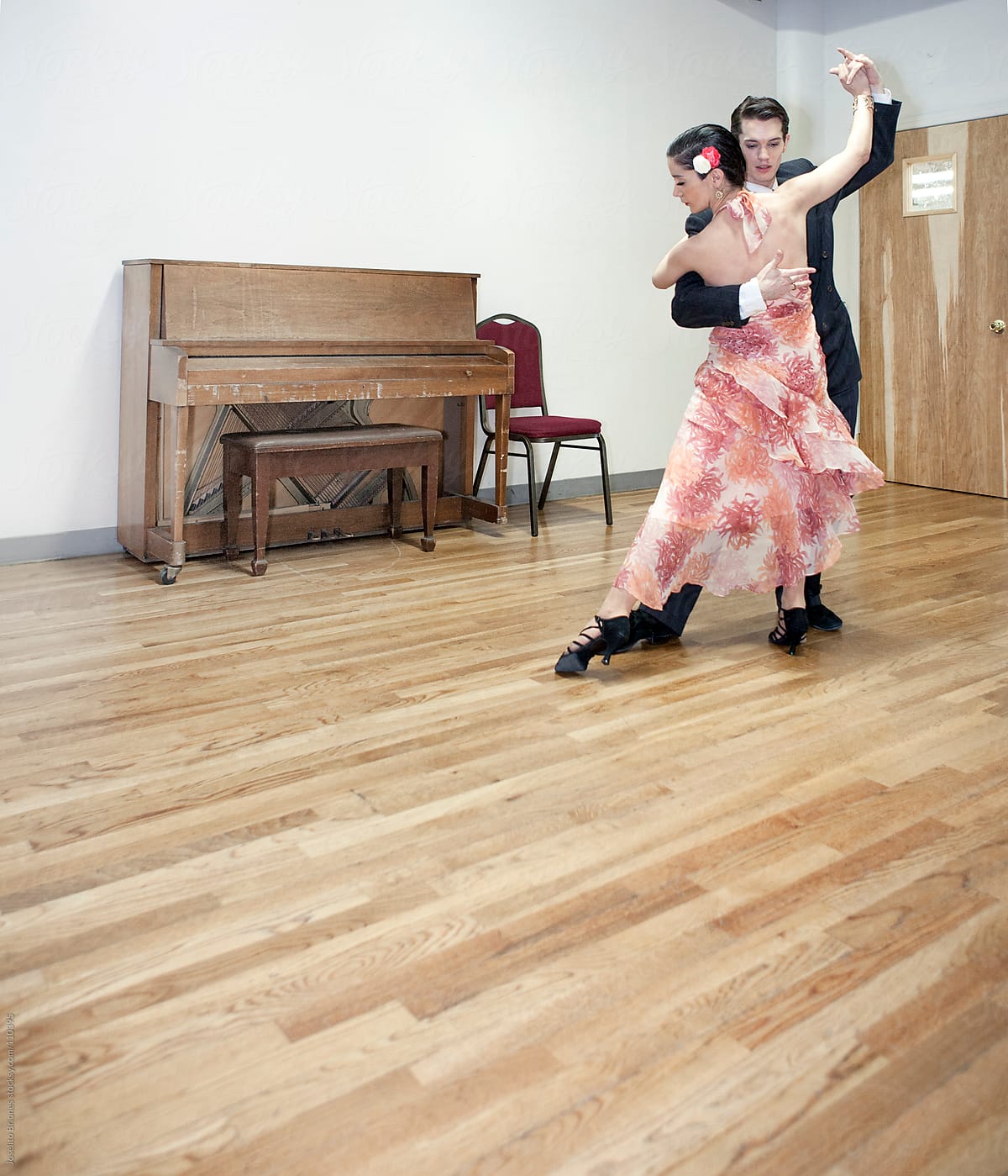 Tango Lessons in a Dance Studio