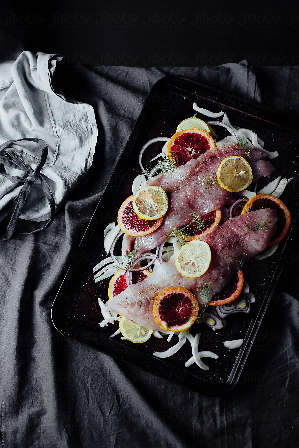Snapper with fennel and citrus