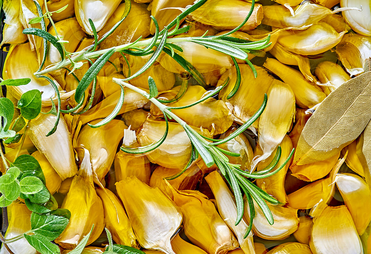 Garlic Sous Vide Olive Oil Poached Garlic Cloves
