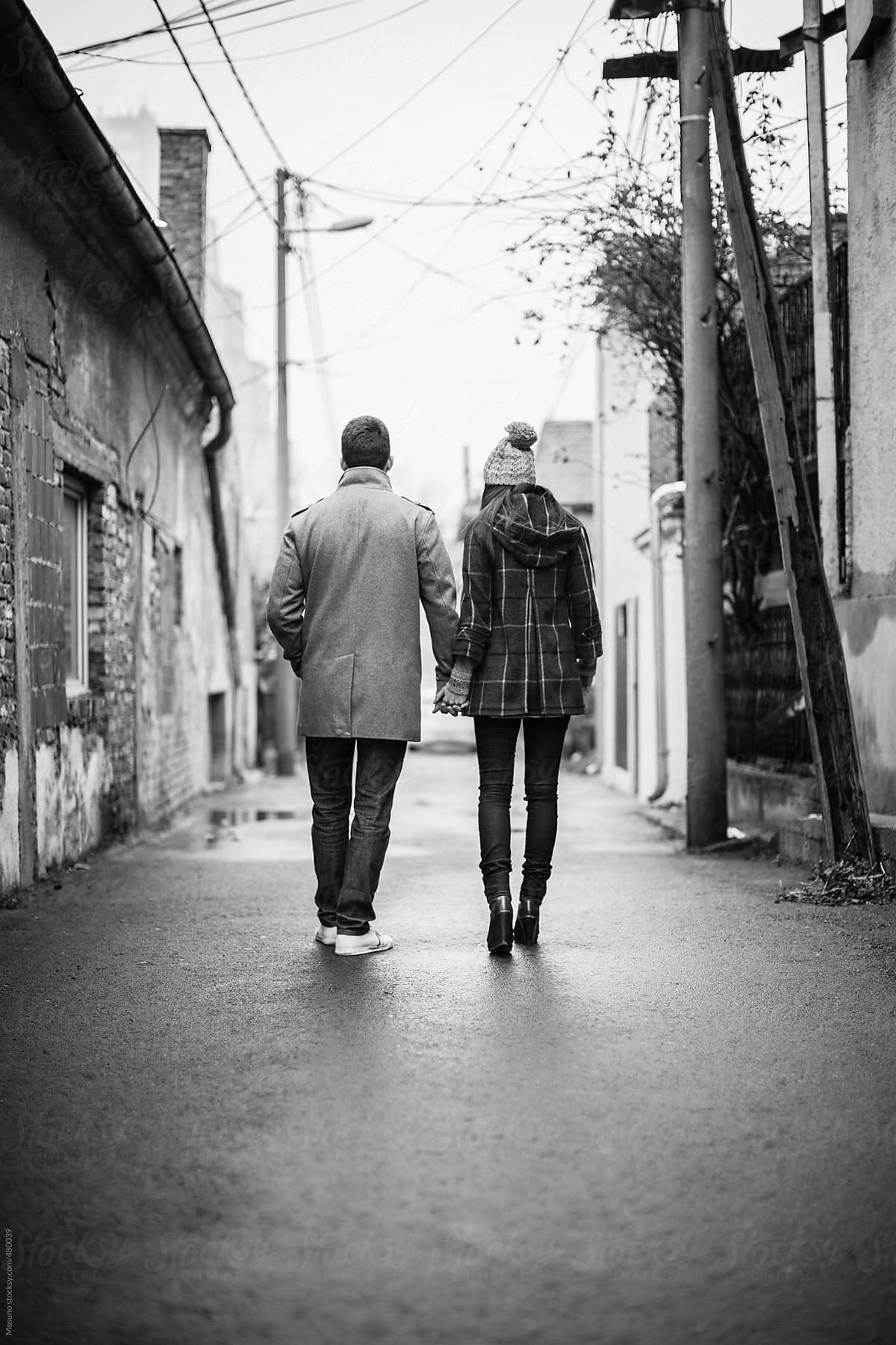 Couple Standing on the Street