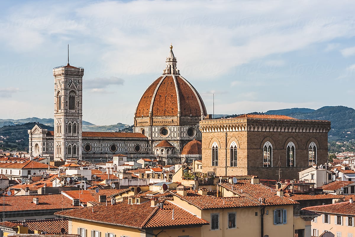 The Florence Cathedral Over the City