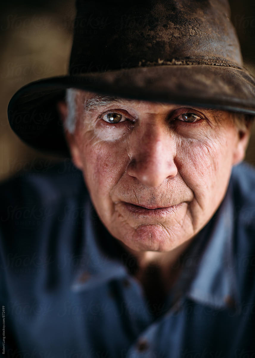 Portrait of an Australian farmer