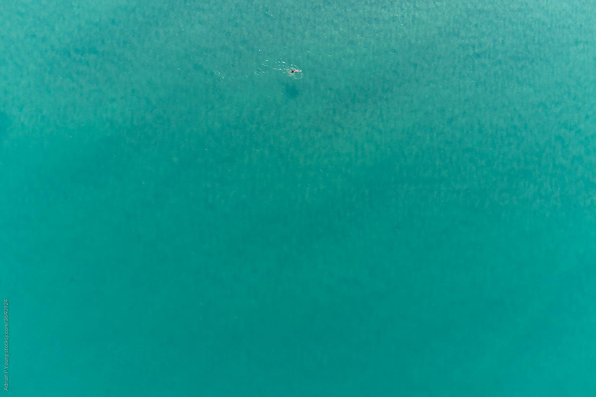 Swimming Solo at Perth Beach