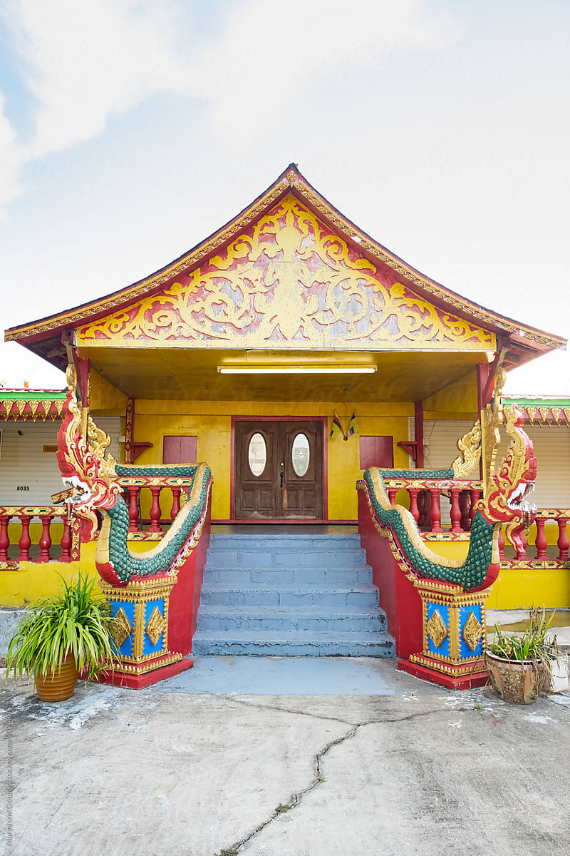 Entrance to Buddhist Temple