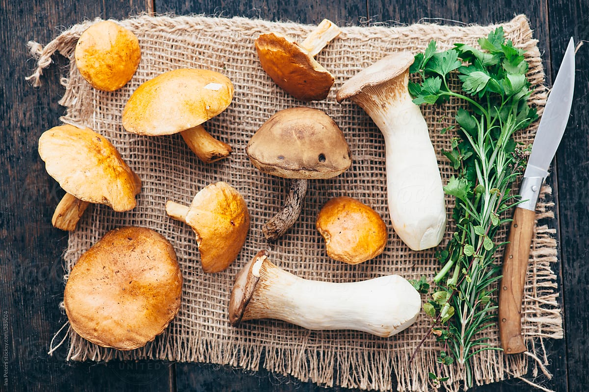Mushrooms with Parsley