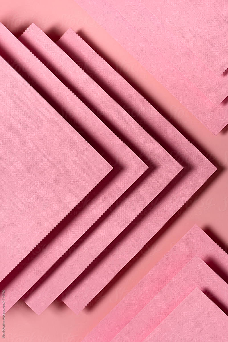Pink paper material design background