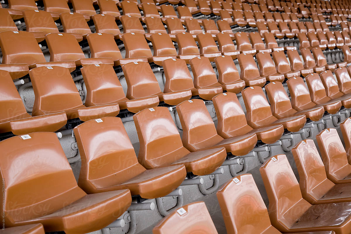 chairs in a stadium