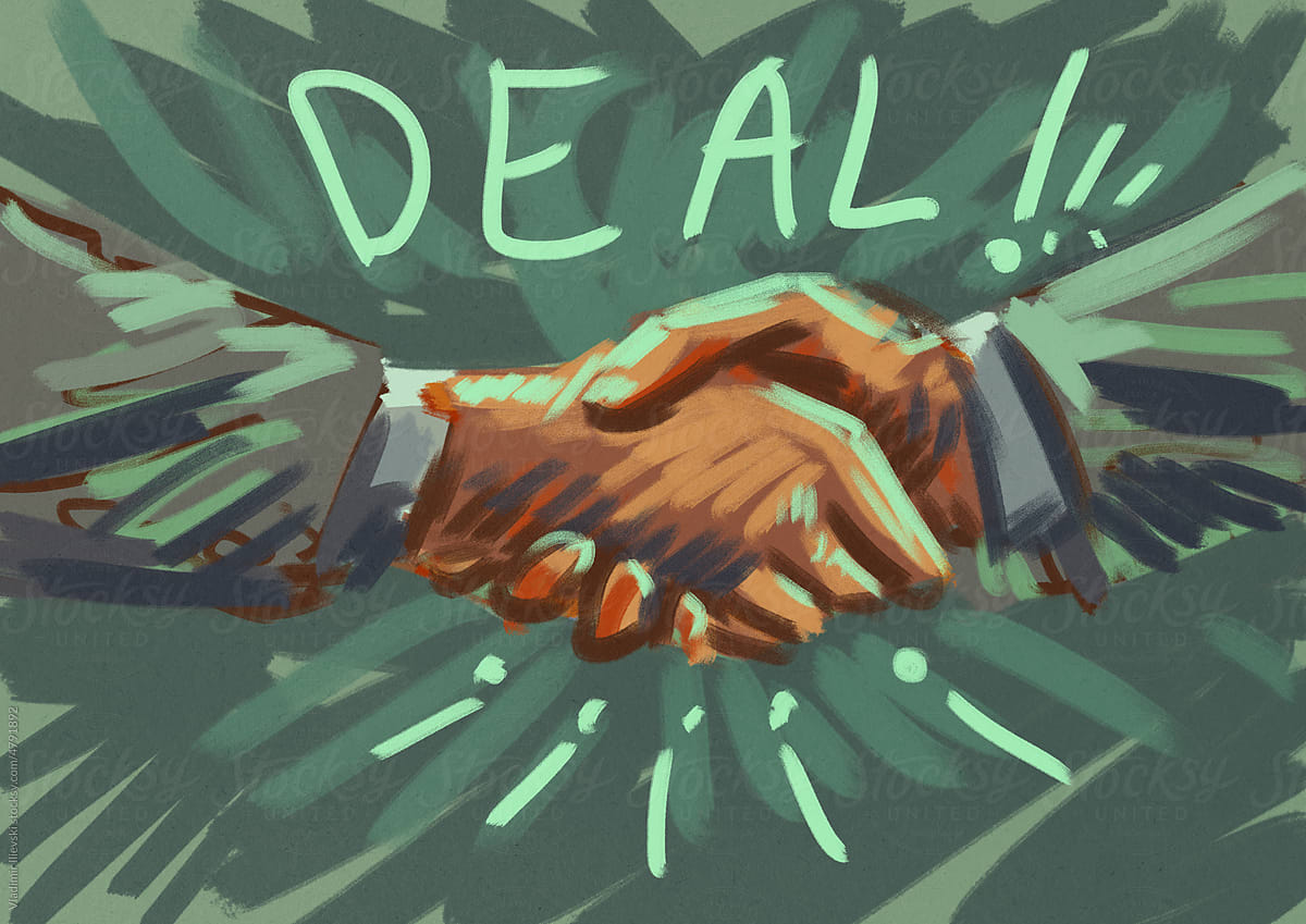 Deal handshake