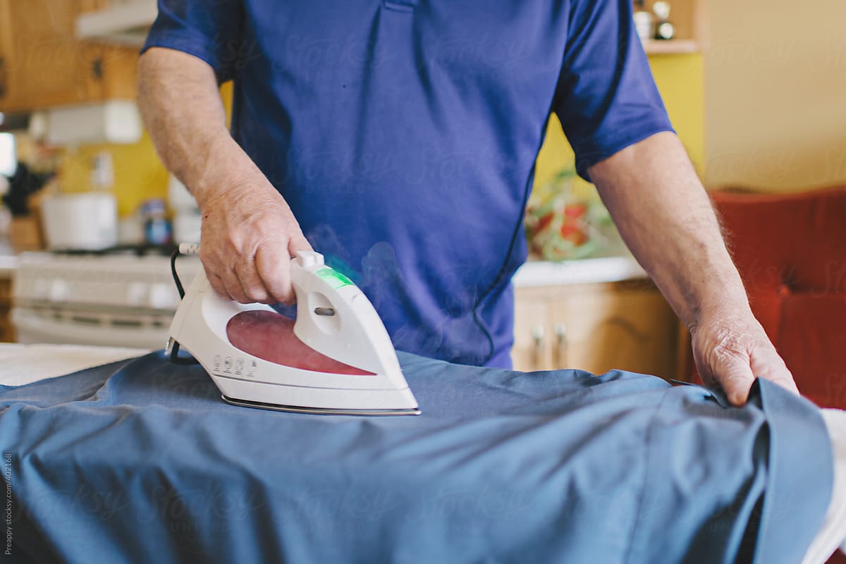 Image result for ironing dress shirt men