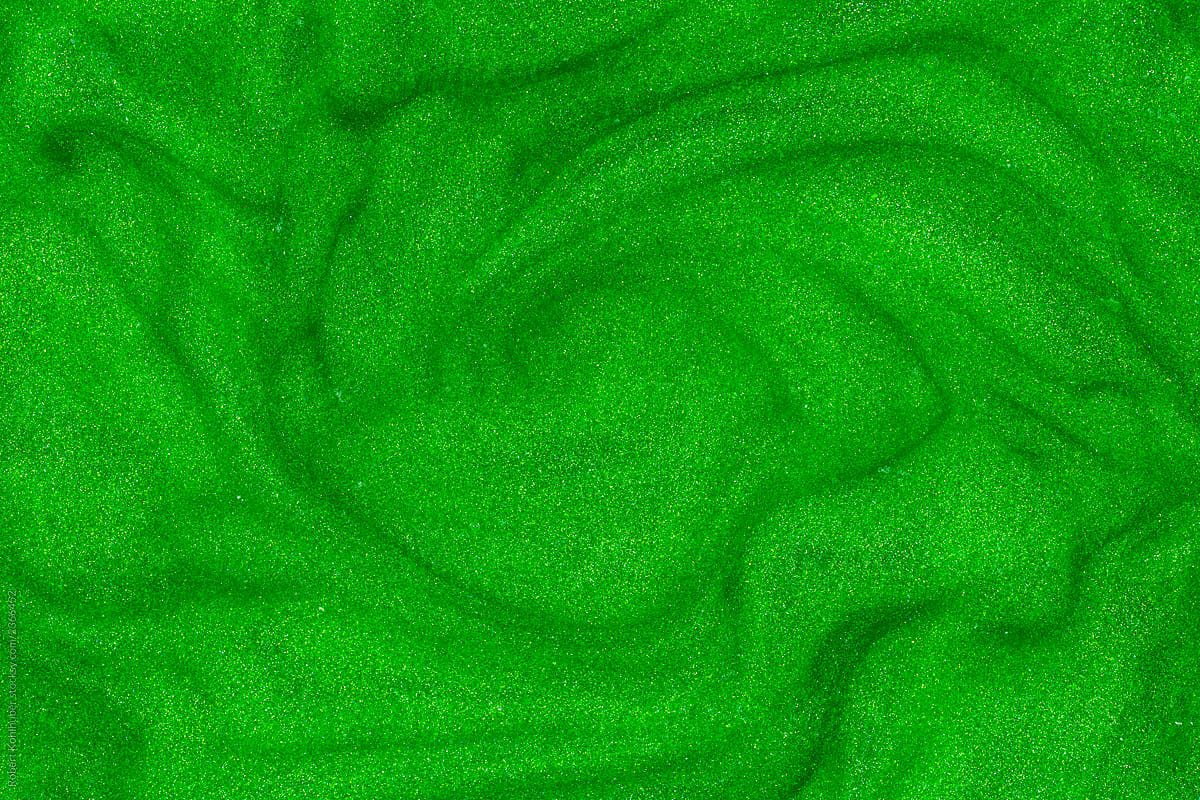 Abstract green glitter background