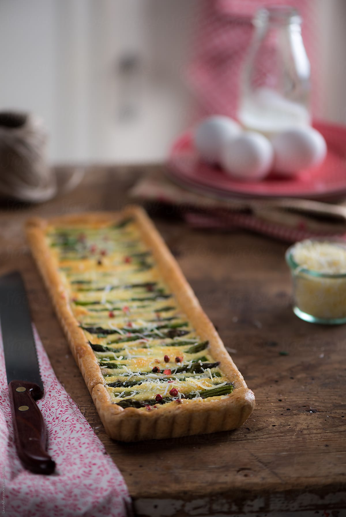 quiche with asparagus