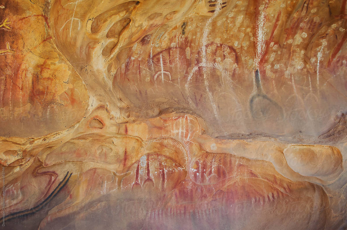 Australian Aboriginal cave paintings