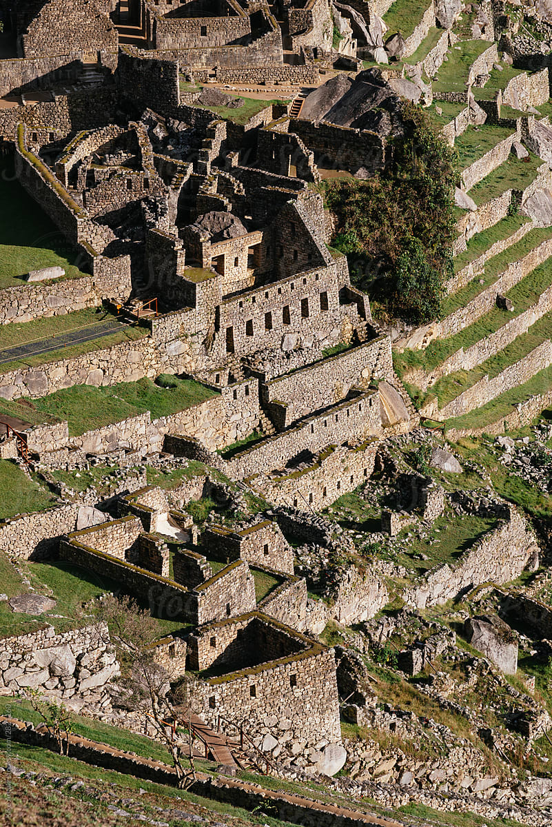 The incan ruins of Macchu Picchu