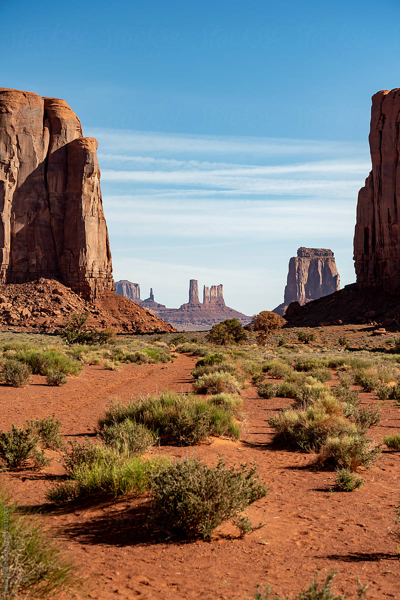 Dirty Road In Monument Valley