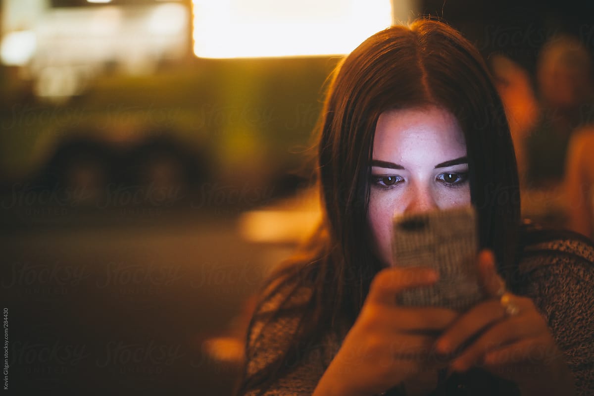 Girl On Cell Phone