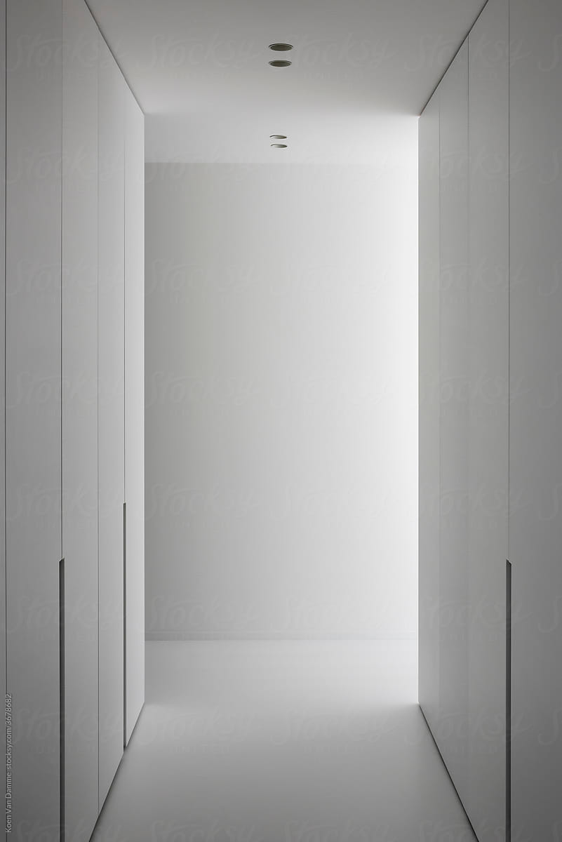 minimalist hallway