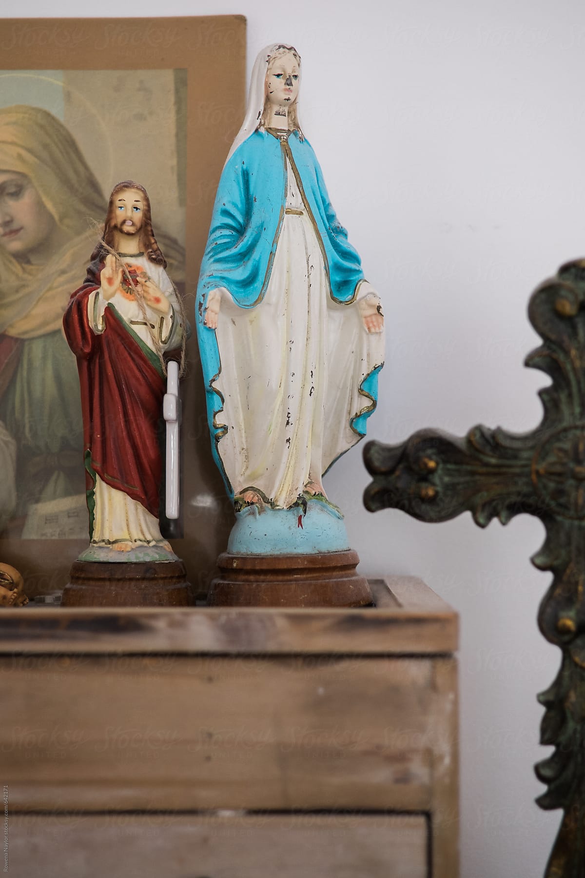 Quirky collection of Religious Statues