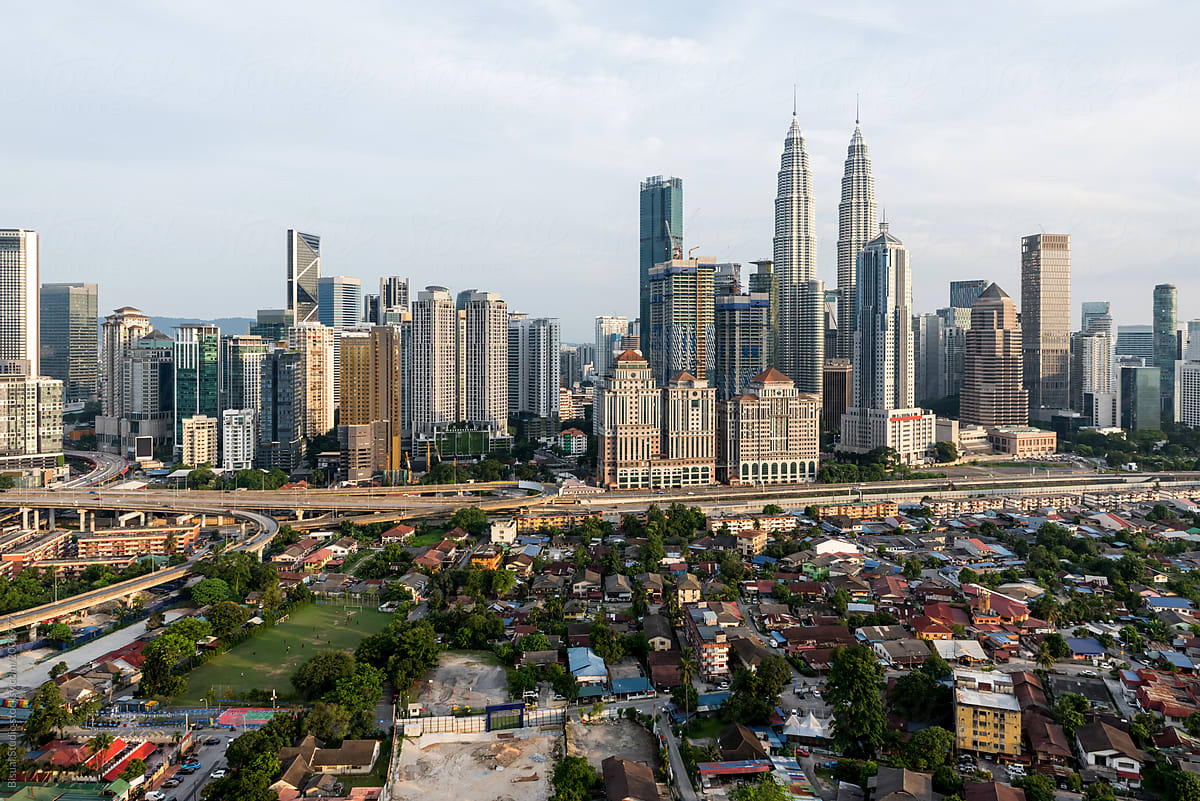 Kuala Lumpur skyline by Bisual Studio - Stocksy United