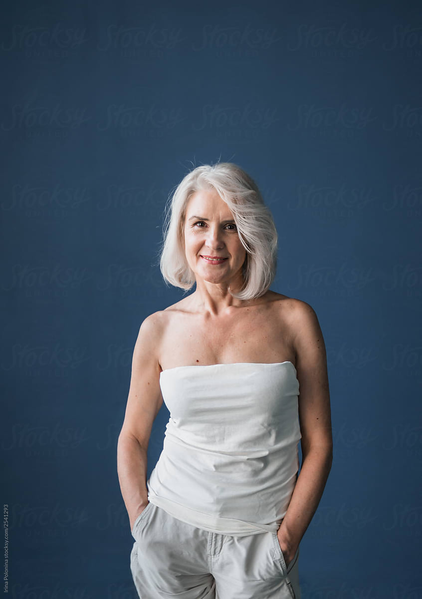 Happy Middle Aged Woman By Stocksy Contributor Irina Polonina Stocksy 