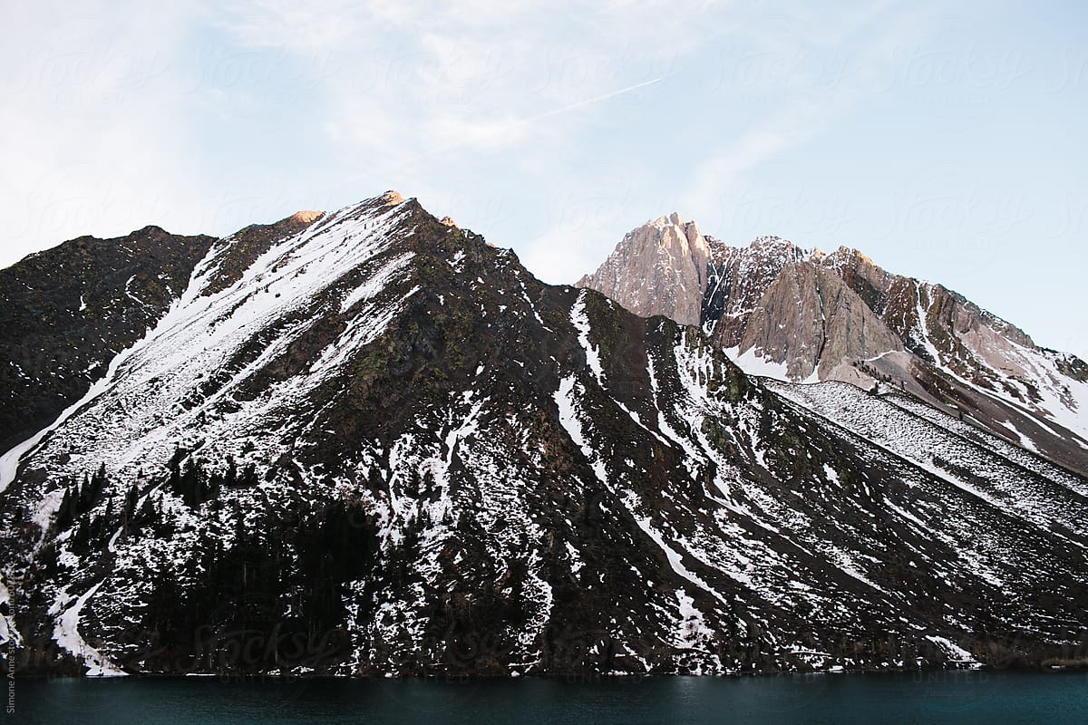 Alpine lake in California