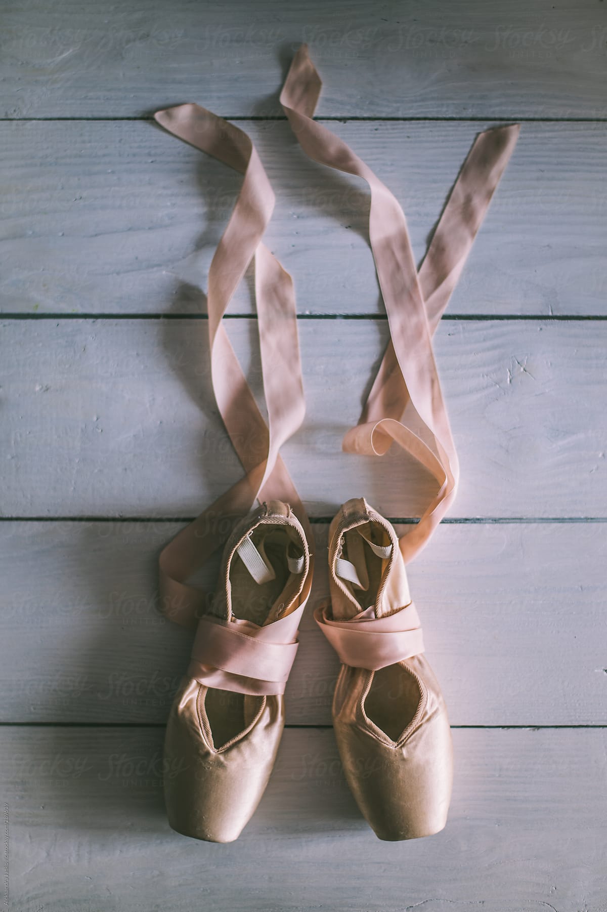 Pink ballet slippers