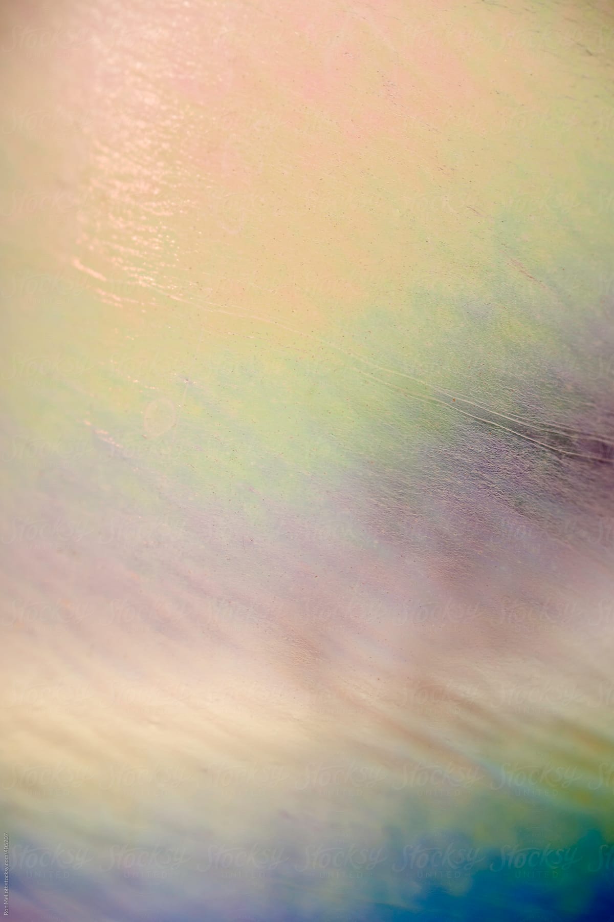 Closeup macro microphotograph of a glass orb