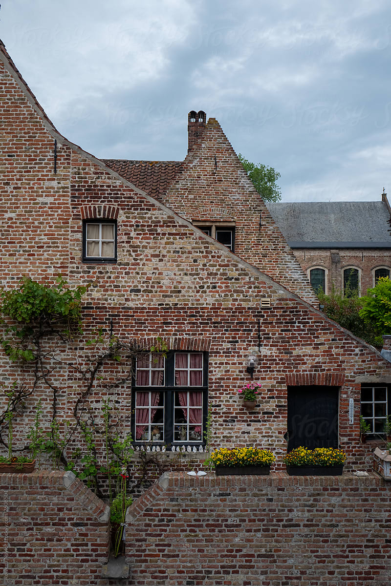 Traditional Flemish architecture in Bruges
