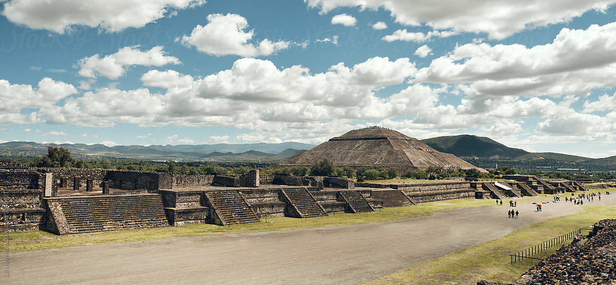 Big pyramid in Mexico