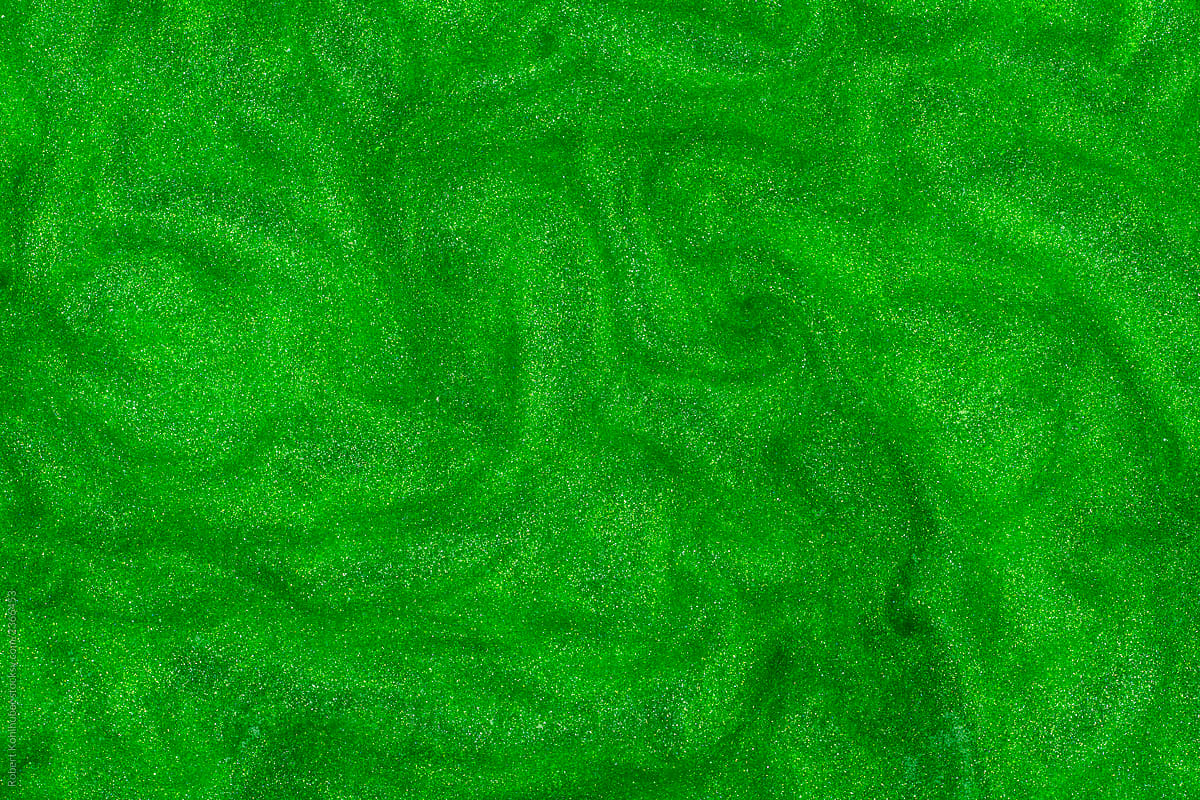 Abstract green glitter background