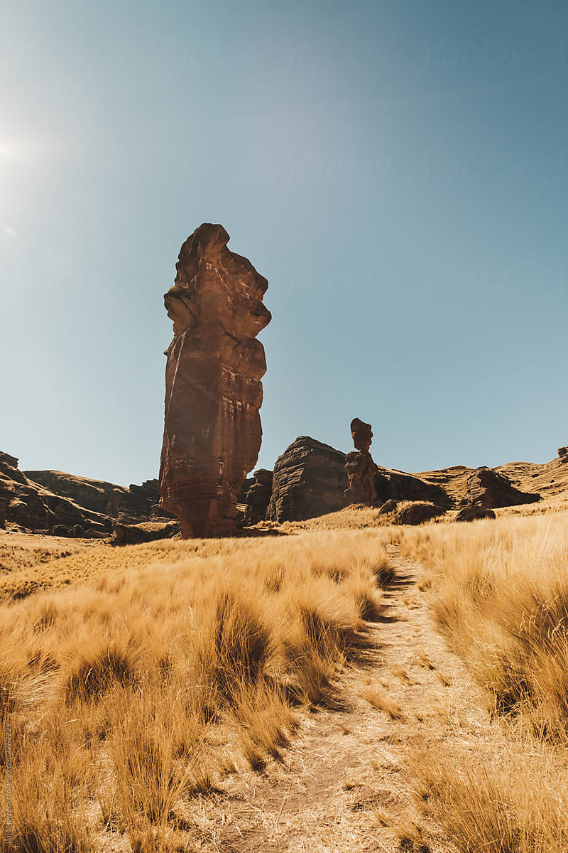 impressive rock formation in Puno - Perú