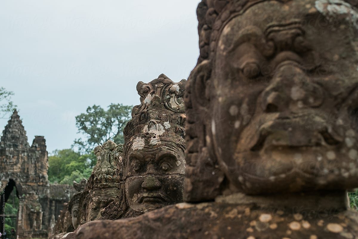 Entrance to Bayon Temple, Siem Reap, Cambodia