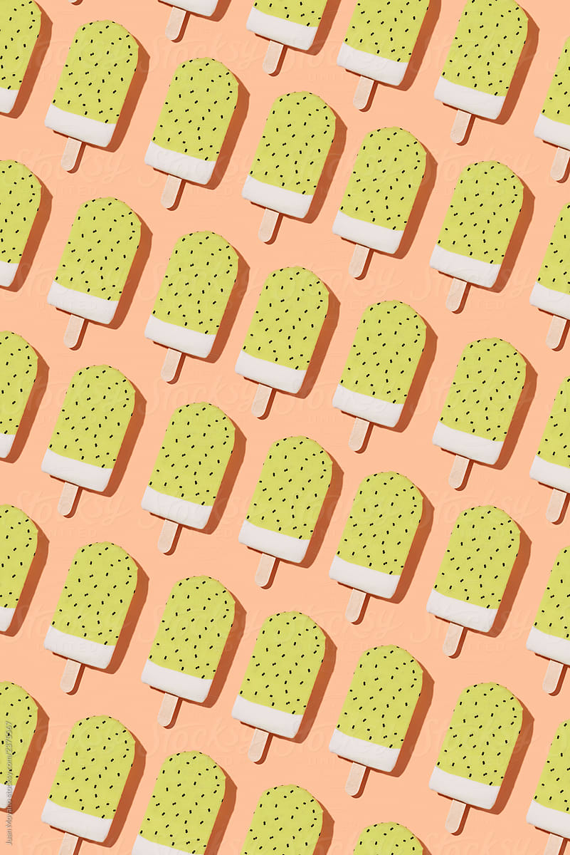 mosaic of some ice pops
