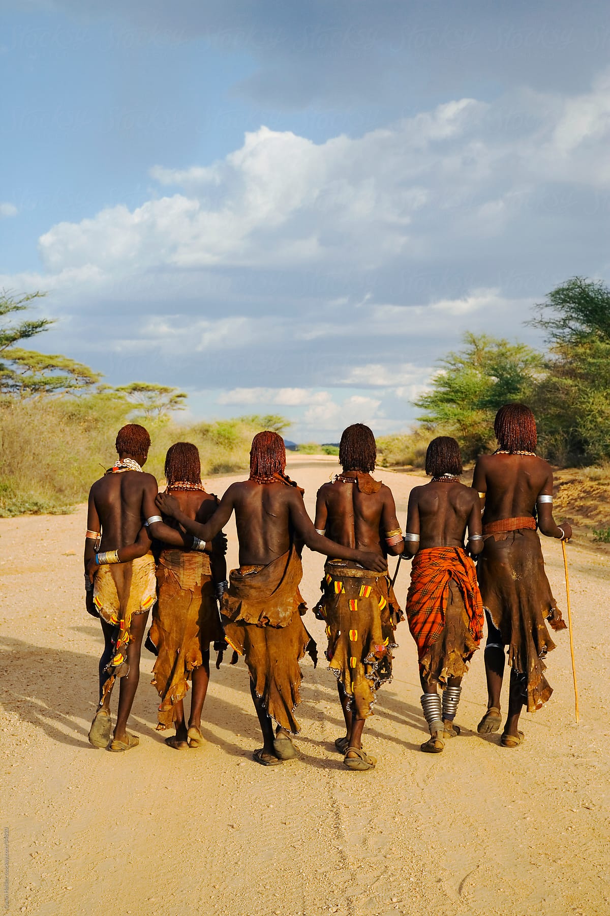 Hamer Women Hamer Tribe Lower Omo Valley Southern Ethiopia Africa Del Colaborador De