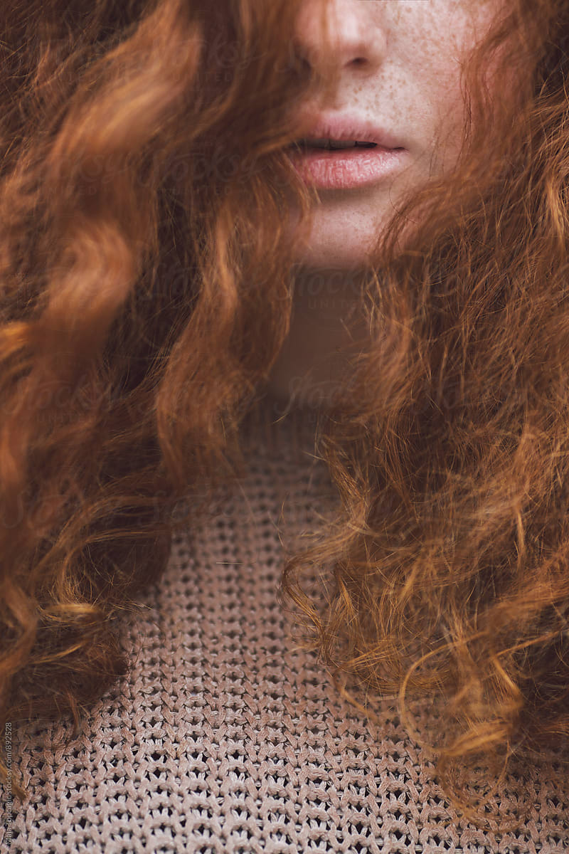 Redhead Girl´s Lips By Stocksy Contributor Maja Topcagic Stocksy 4683