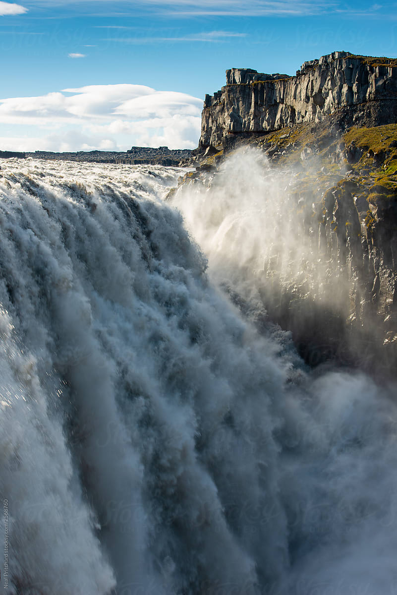 Dettifoss Falls in Iceland