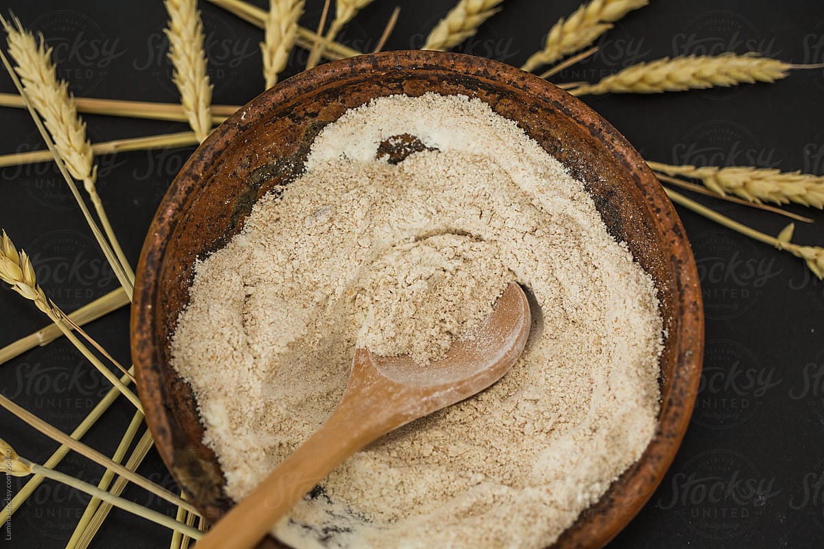 Bowl of Wheat Flour
