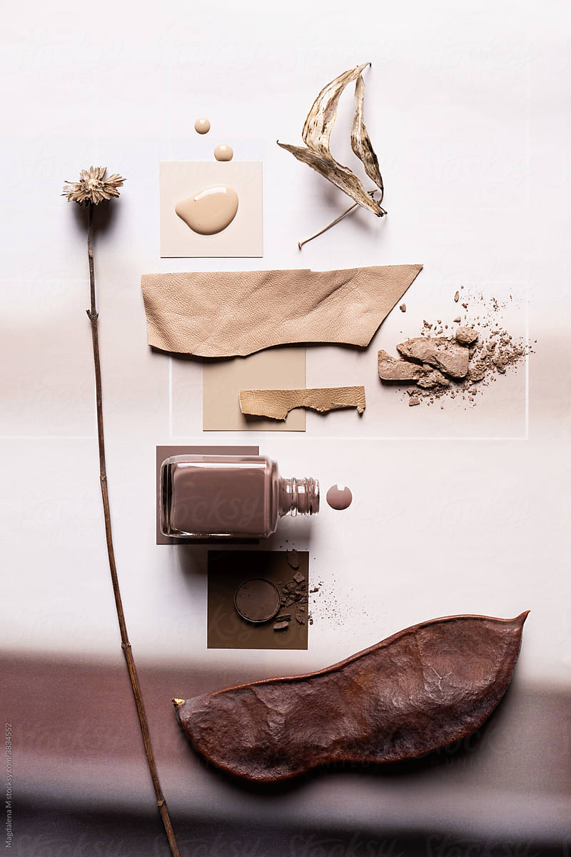 Colour Palette Inspired by Nature in Warm Taupe