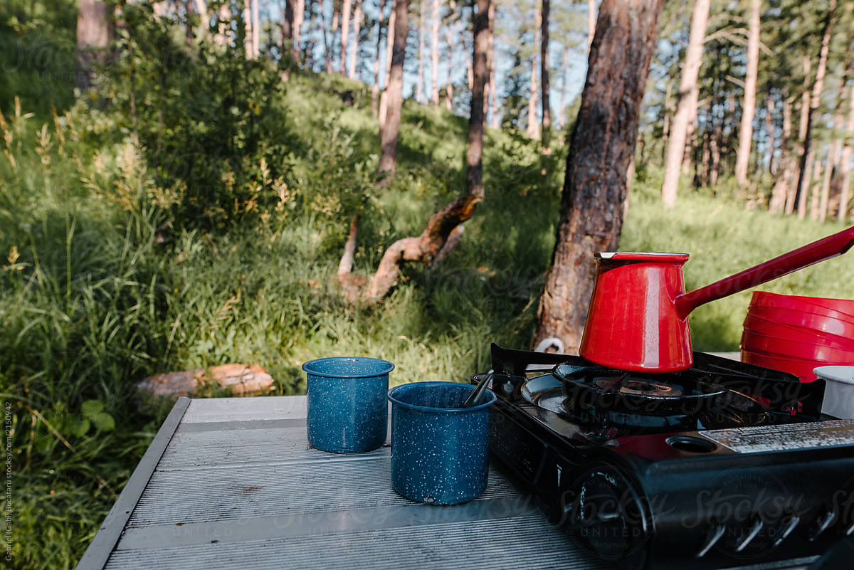 Hot Camping Coffee