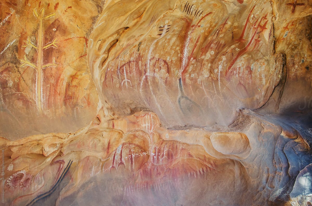 Australian Aboriginal cave paintings