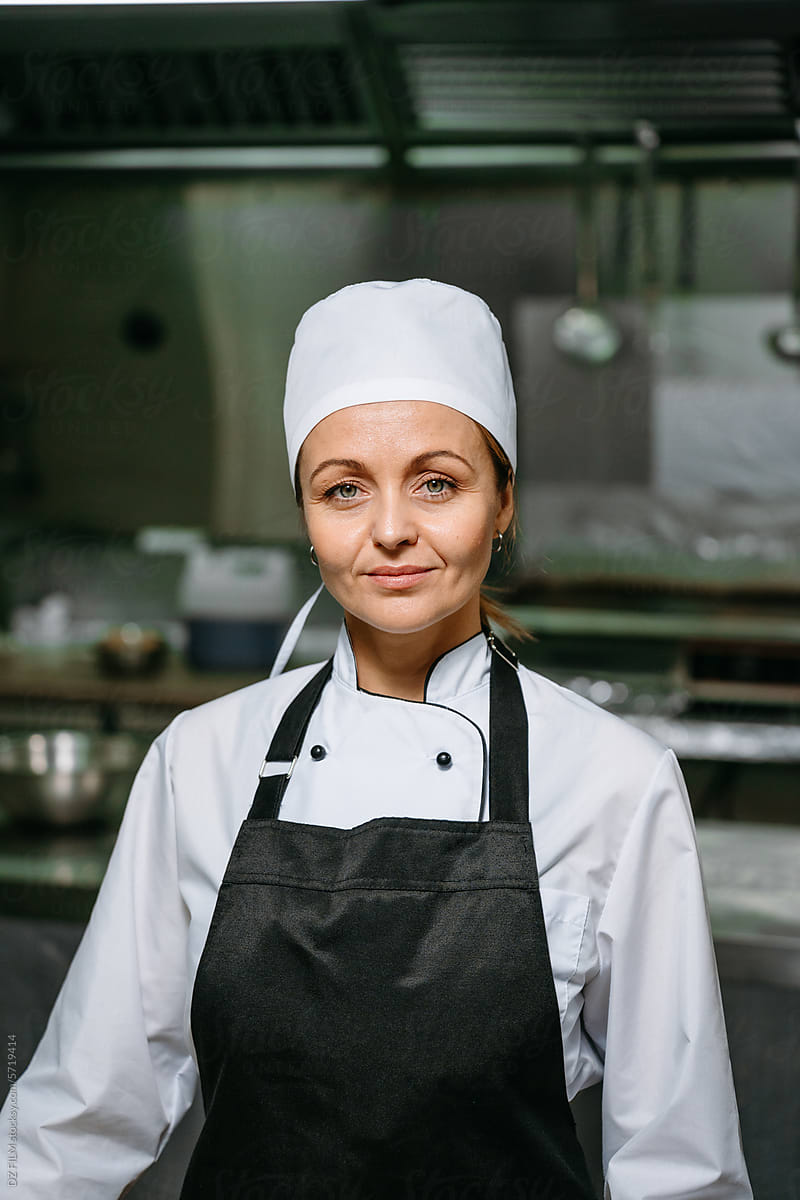 Portrait of a smiling chef