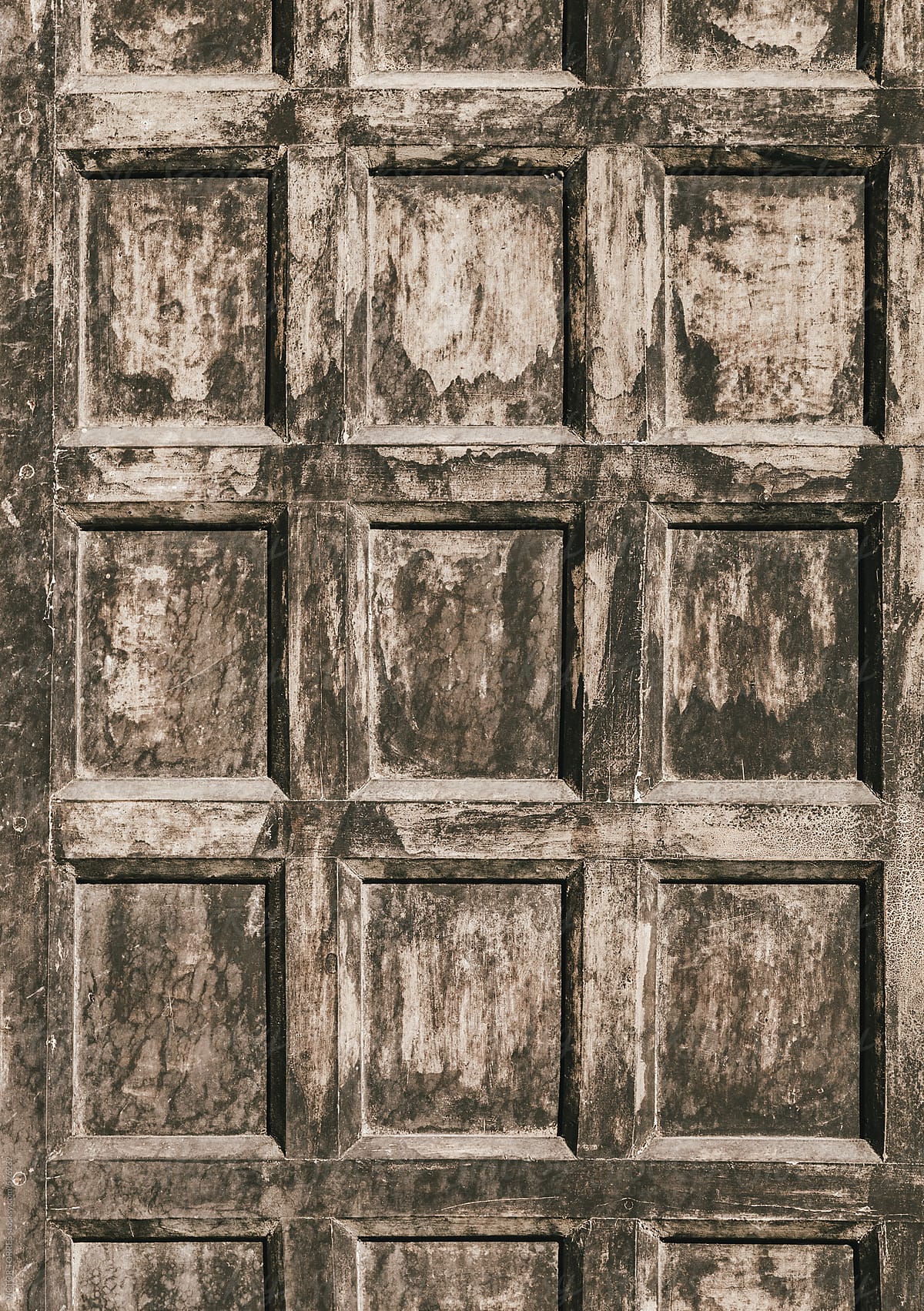 Grunge Wooden Door Background