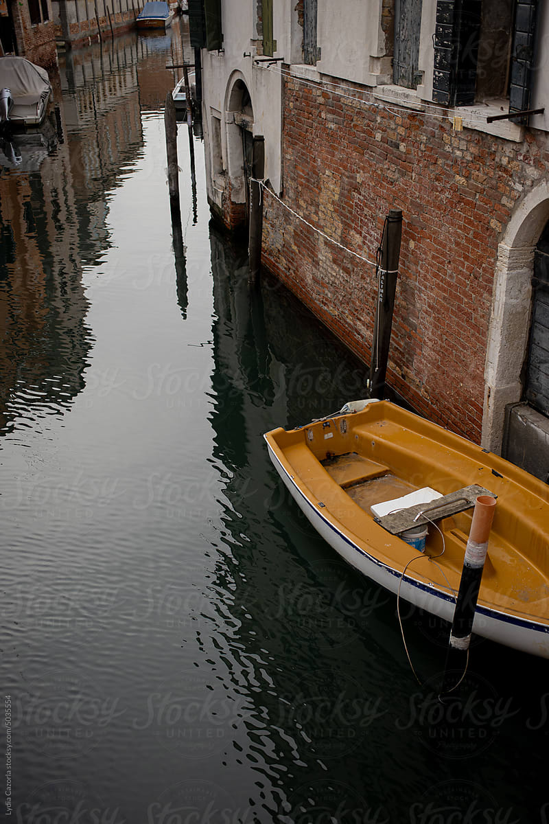 Traditional boat in Venice