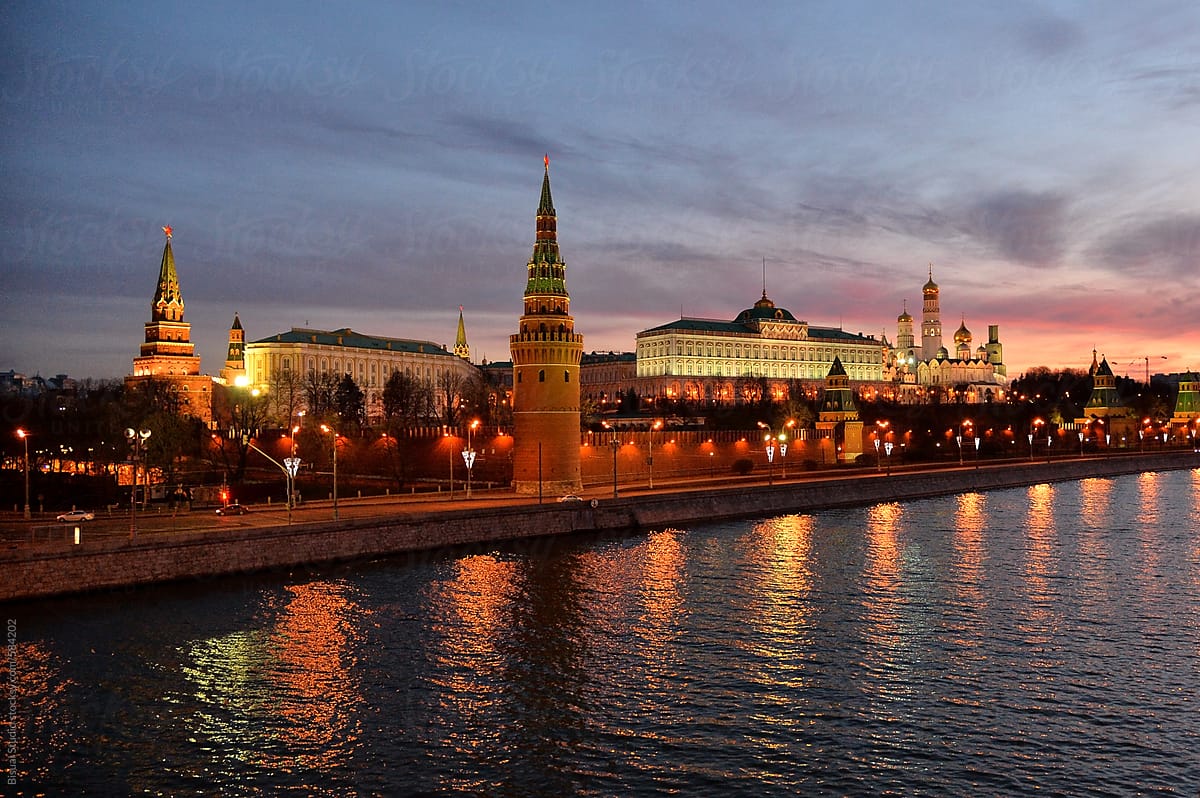 Kremlin's view and the Moskva river